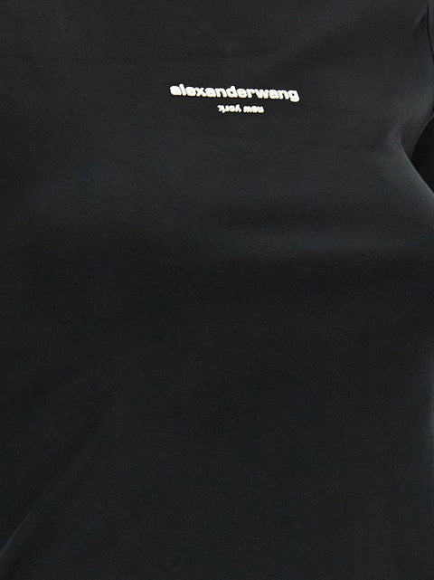 Alexander Wang Ls Tee W/logo Print T-shirt