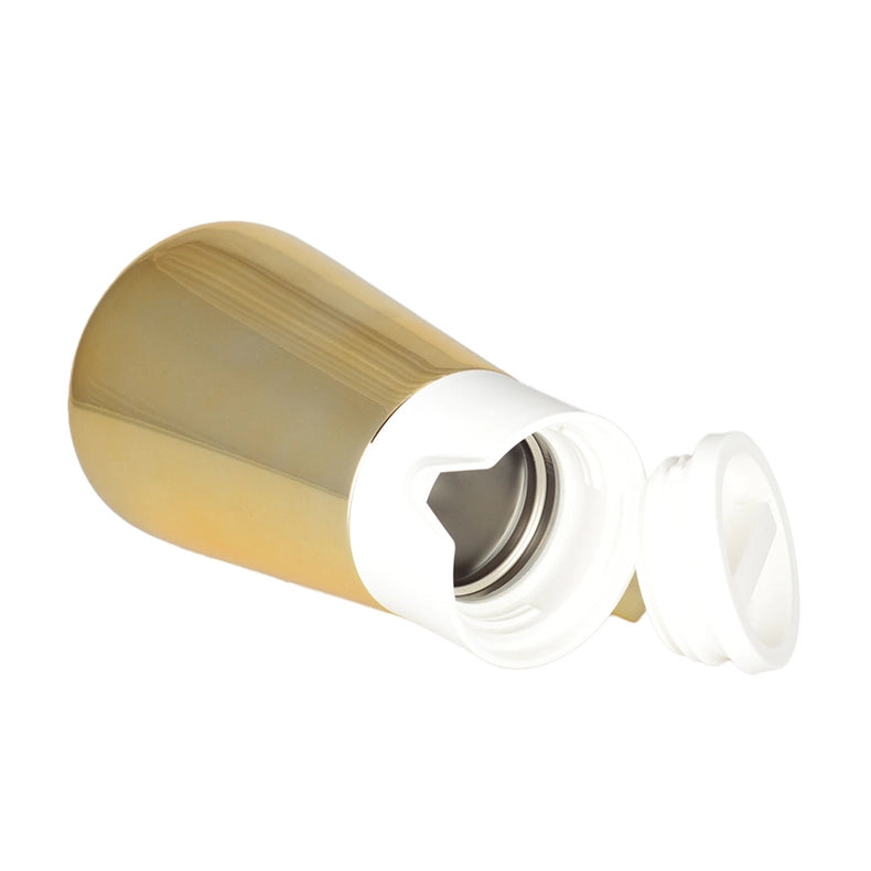 1L Gold And White Isothermal Coffee Maker-Coffee Maker-AULICA-1L-WHITE AND GOLD-Urbanheer