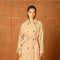 Utility Oversized Long Double-Breasted Trench