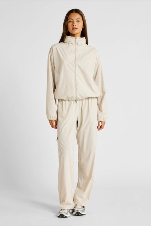 Spray Paneled Windbreaker