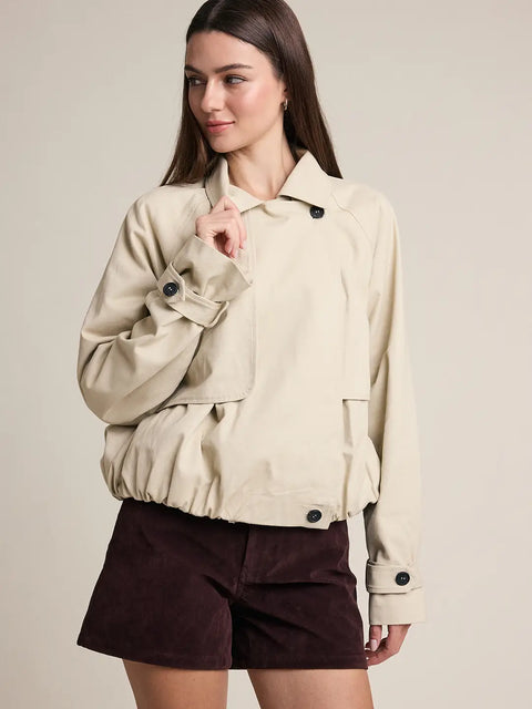 Modern Cape Short Jacket