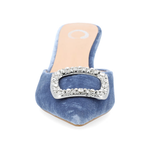 Journee Collection Women's Rishie Pump Blue-Shoes Pumps-Journee Collection-5.5-Urbanheer