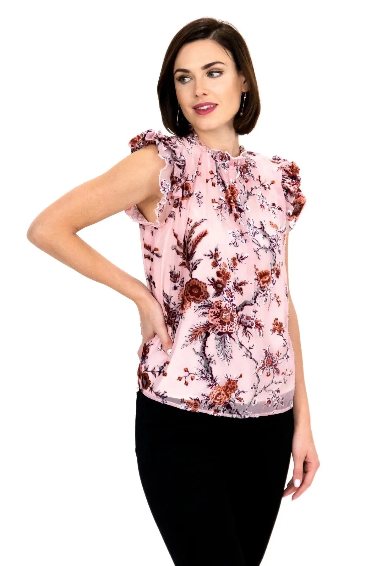 Vixen Top - Vineyard Bloom Pink-Clothing - Women-Eva Franco-XXS-Urbanheer