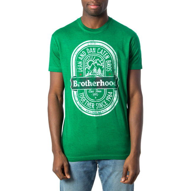 Dsquared Men T-Shirt-Clothing T-shirts-Dsquared-green-XS-Urbanheer