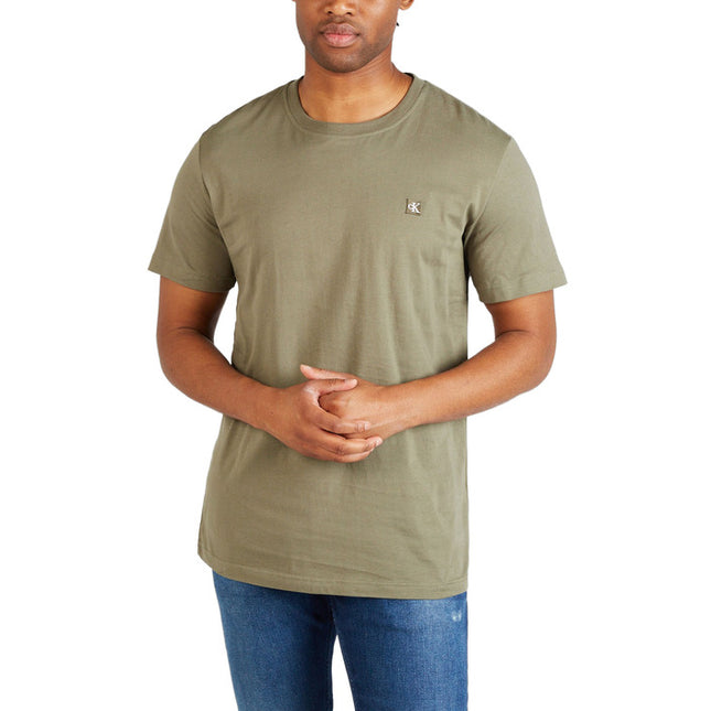 Calvin Klein Jeans Men T-Shirt-Clothing T-shirts-Calvin Klein Jeans-green-S-Urbanheer