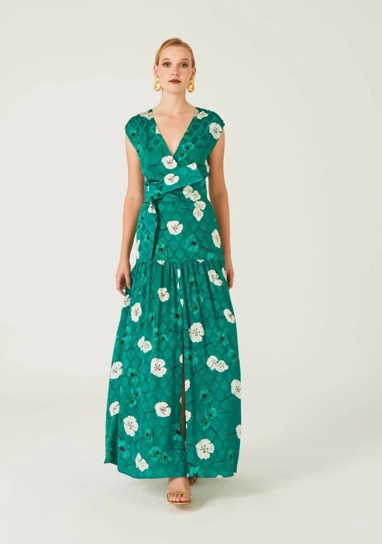Floral Long Dress-Clothing - Women-Dolores Promesas-36-Urbanheer