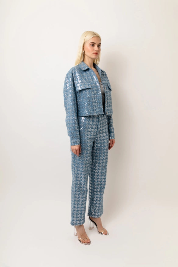 Bambi Sequin Embellished Straight Leg Denim Pants-Pants-Amy Lynn-S-Urbanheer