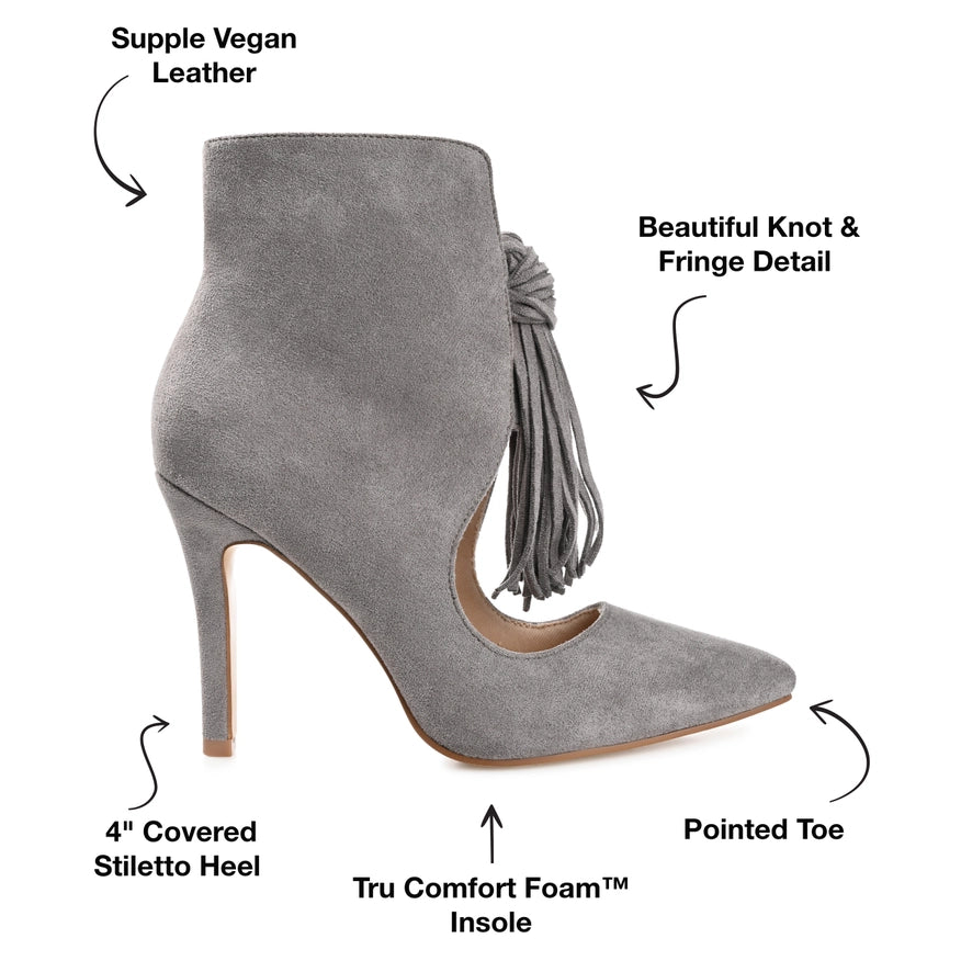 Journee Collection Women's Tru Comfort Foam™ Cameron Bootie Grey-Bootie-Journee Collection-6-Urbanheer