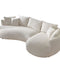 Elegant Cloud Curve Designer Sofa – Beige