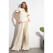 2 Tops and Pants Belt Set CREAM BEIGE-Set-Mulla-S-CREAM BEIGE-Urbanheer