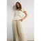 2 Tops and Pants Belt Set CREAM BEIGE-Set-Mulla-S-CREAM BEIGE-Urbanheer