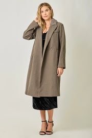 Fur Collar Long Coat