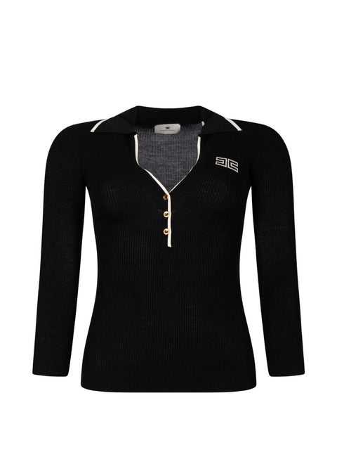 Elisabetta Franchi T-shirts and Polos BLACK