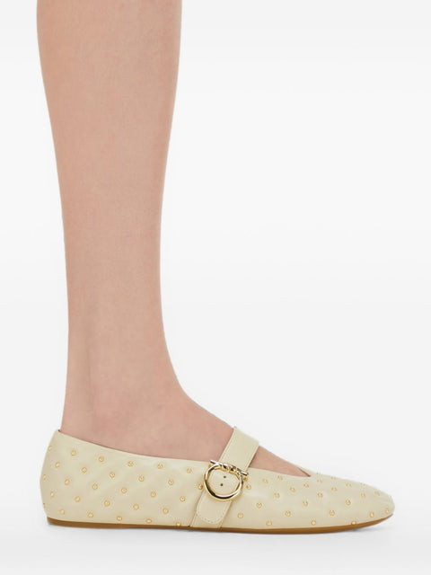 Ferragamo Flat shoes ECRU