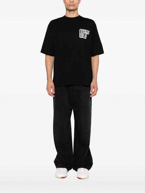 Off White T-shirts and Polos BLACK