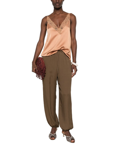 Forte Forte Trousers BROWN