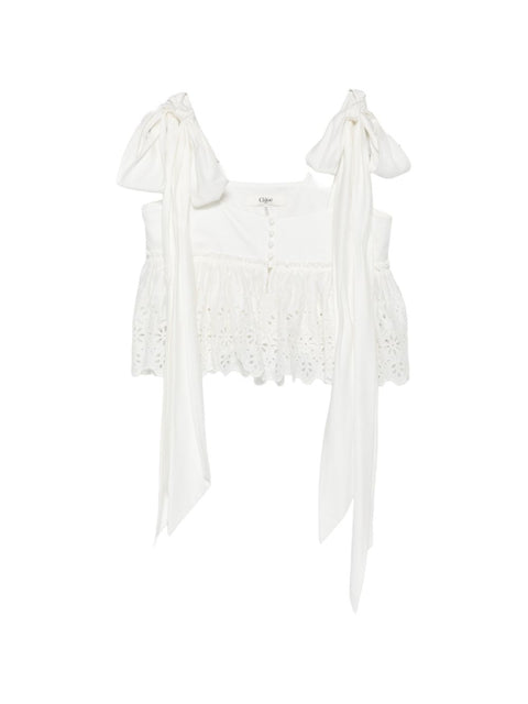 Chloé Chloè Top WHITE