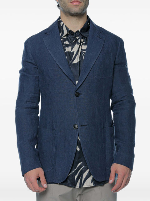 Emporio Armani Jackets NAVY