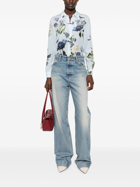 Alice + Olivia Shirts LIGHT BLUE