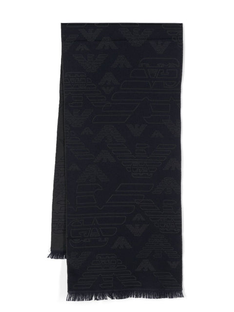 Emporio Armani Scarfs NAVY