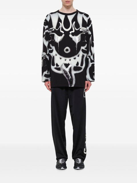 Y-3 T-shirts and Polos BLACK