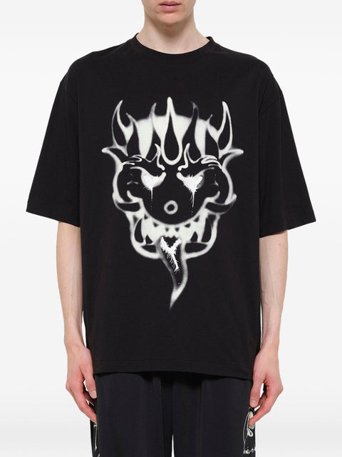 Y-3 T-shirts and Polos BLACK