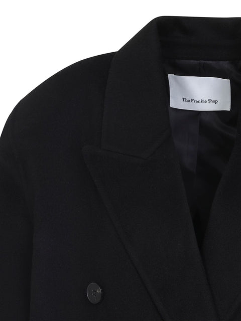 032C THE FRANKIE SHOP Coats BLACK