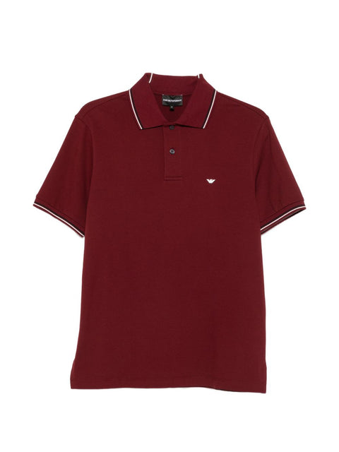 Emporio Armani T-shirts and Polos BORDEAUX