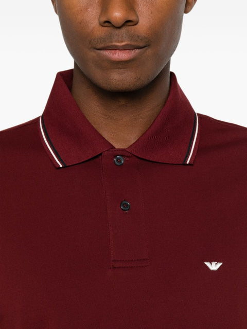 Emporio Armani T-shirts and Polos BORDEAUX