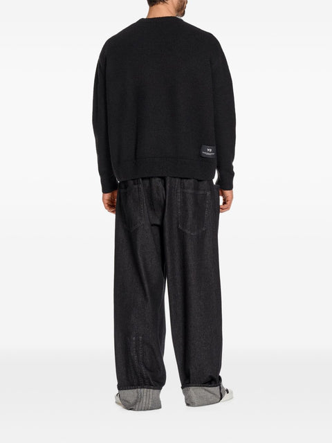 Y-3 Sweaters BLACK