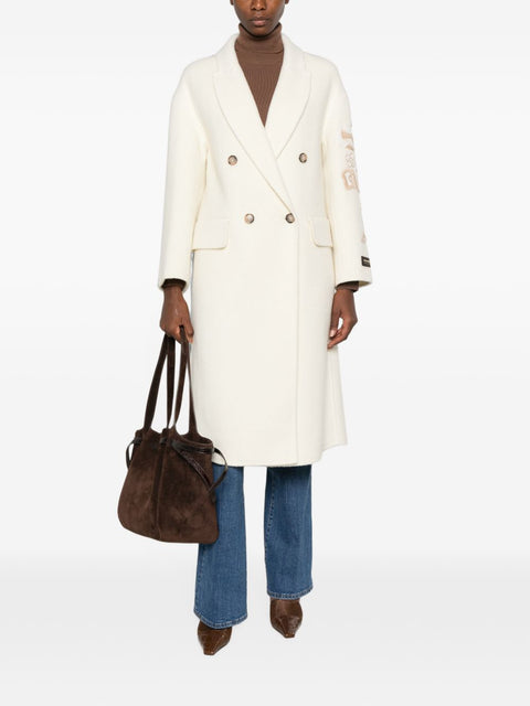 ERMANNO FIRENZE Coats WHITE