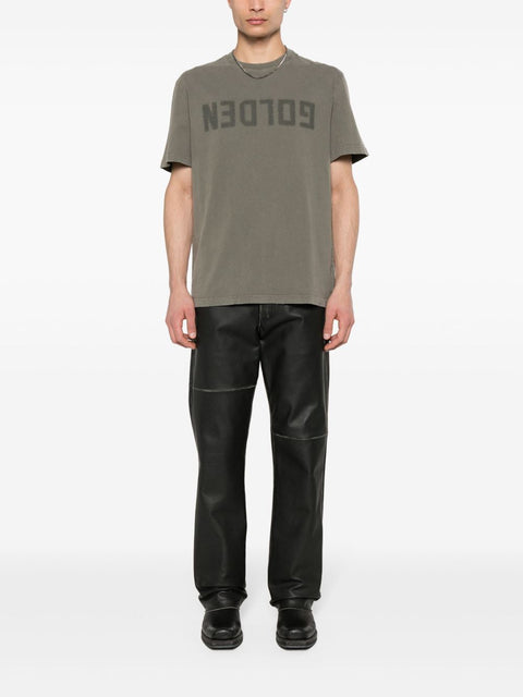 GOLDEN GOOSE T-shirts and Polos GREEN