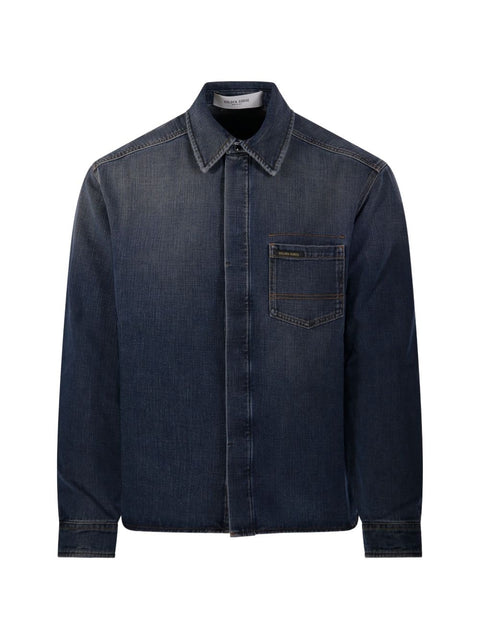 GOLDEN GOOSE Shirts NAVY