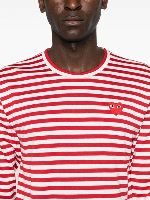 Comme des Garcons T-shirts and Polos RED