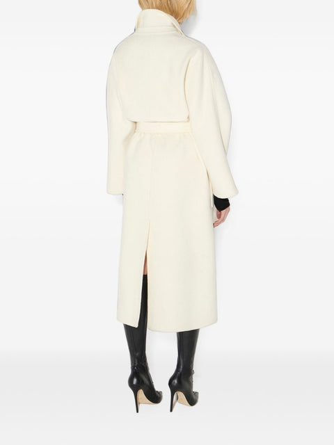 Elisabetta Franchi Coats WHITE
