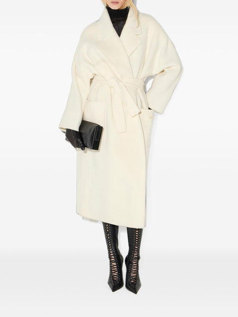 Elisabetta Franchi Coats WHITE