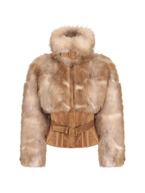 Elisabetta Franchi Jackets BROWN