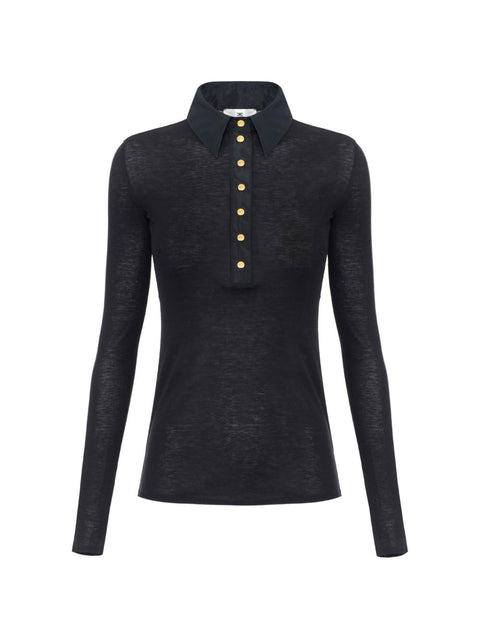 Elisabetta Franchi T-shirts and Polos BLACK
