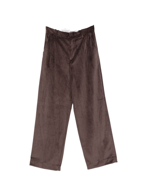 WHITE SAND Trousers BLACK