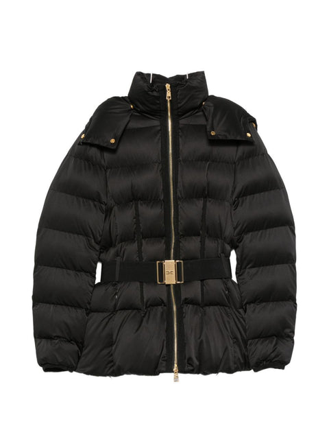 Elisabetta Franchi Coats BLACK