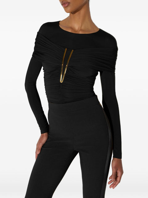 Elisabetta Franchi Top BLACK