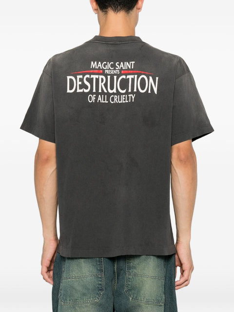 SAINT MXXXXXX T-shirts and Polos BLACK