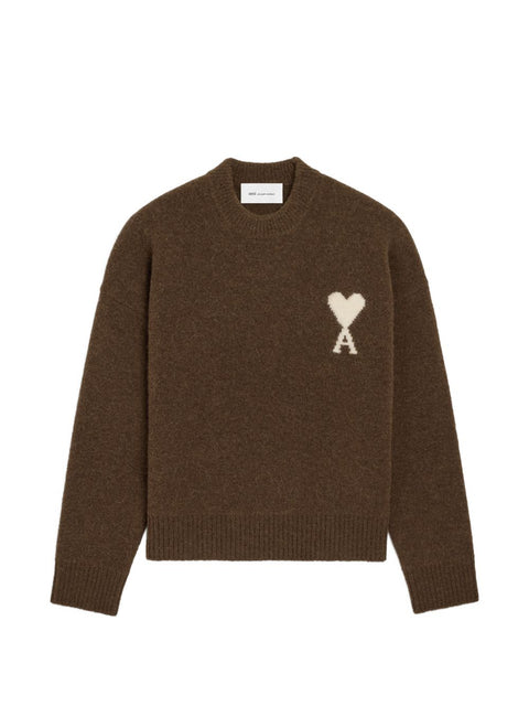 AMI PARIS Sweaters BROWN