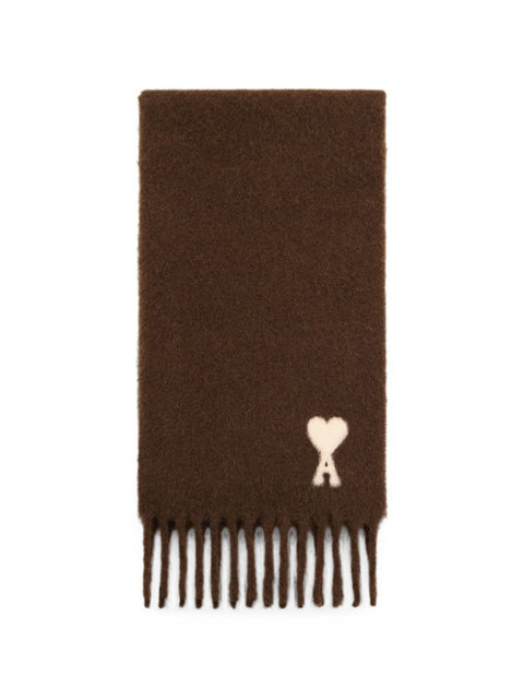 AMI PARIS Scarfs BROWN