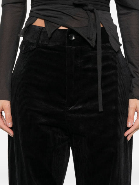 NICHOLSON & NICHOLSON Trousers BLACK