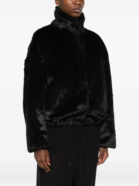 Forte Forte Coats BLACK