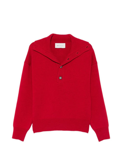 Ami Paris Sweaters RED