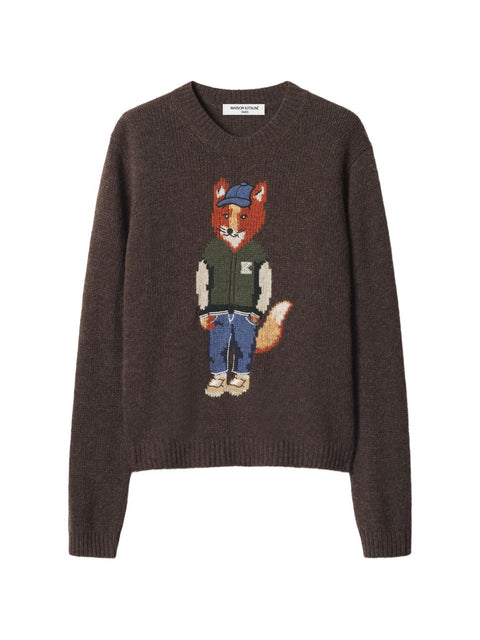 Maison Kitsuné MAISON KITSUNE'' Sweaters BROWN