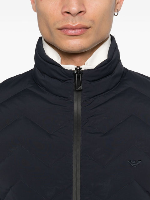 Emporio Armani Coats NAVY