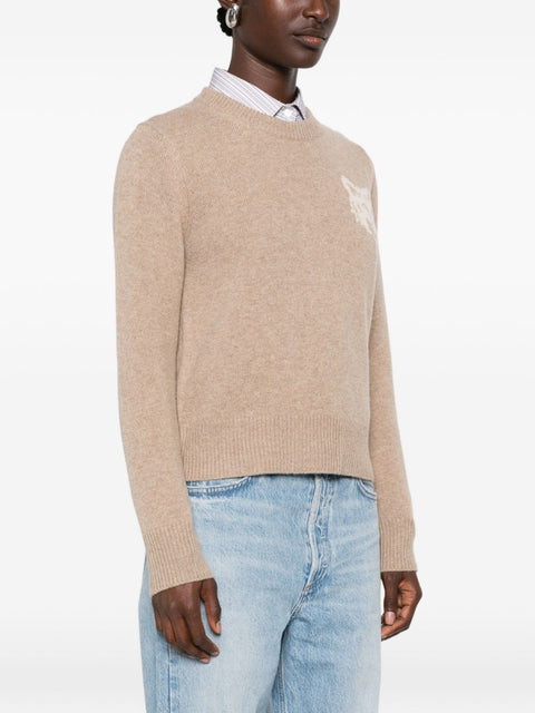 Maison Kitsuné MAISON KITSUNE' Sweaters BEIGE